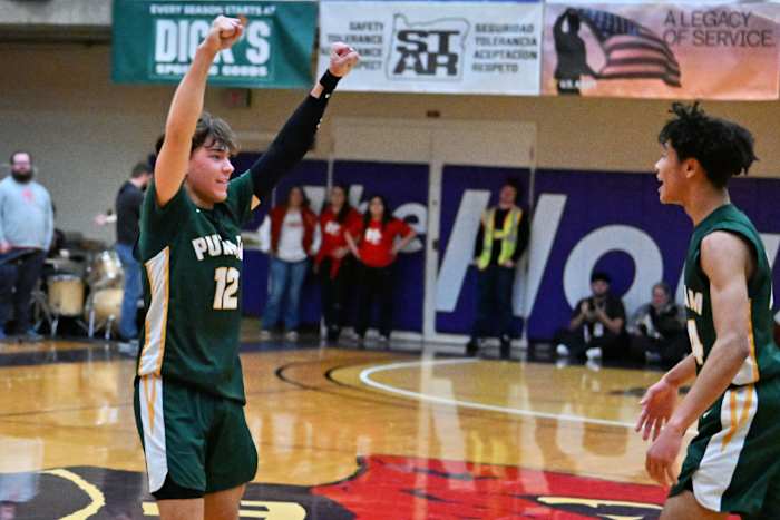 a Putnam North Eugene 5A Oregon boys basketball quarterfinal 2024 Leon Neuschwander 70